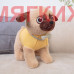 Мягкая игрушка Собака Мопс DL303508214Y